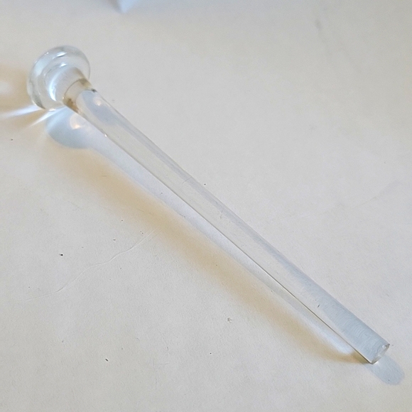 5 Hand Blown Glass Bar Liquor Drink Swizzle Stir Stick Rods - Picture 4 of 6